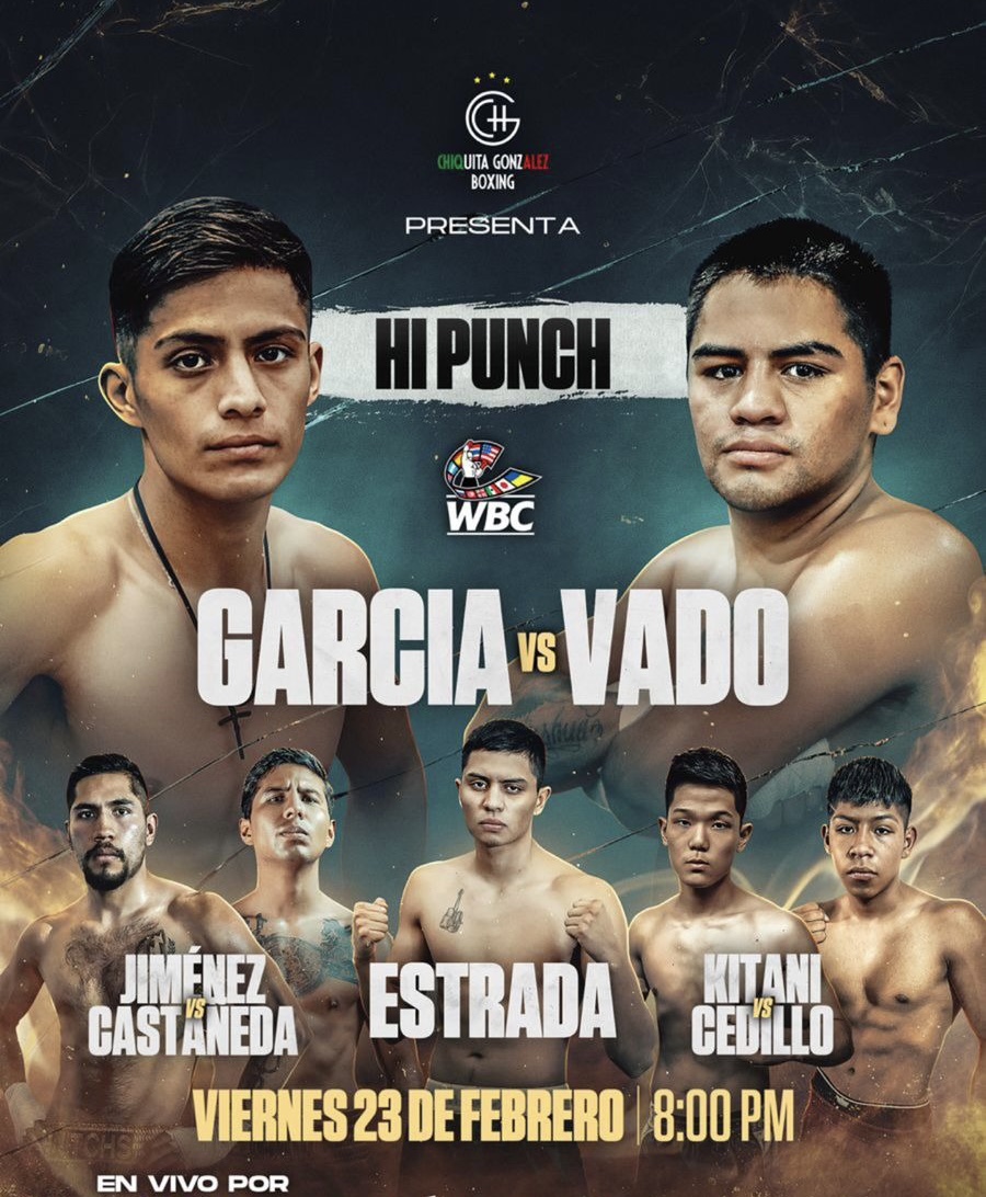 MAURICIO ESTRADA ARRIESGA SU INVICTO, ESTE VIERNES CON CHIQUITA GONZÁLEZ BOXING