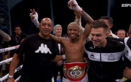 SILVENATHI NONTSHINGA NOQUEÓ A “GATITO” CURIEL, Y RECUPERA LA CORONA MUNDIAL IBF