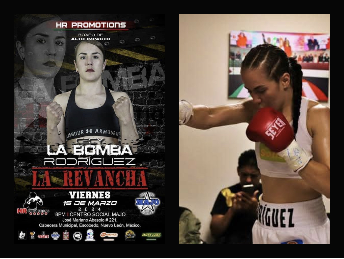 CON NUEVOS BRÍOS Y MUCHOS DESEOS DE TRIUNFO, CECY “LA BOMBA” RETORNA AL RING