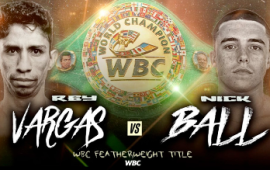 REY VARGAS SE ALISTA PARA EXPONER EN ARABIA SAUDITA, ANTE NICK BALL