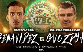 DAVID BENÁVIDEZ SE OLVIDA DE “CANELO” Y SE DISPONE A DISPUTAR EL CINTO SEMICOMPLETO WBC