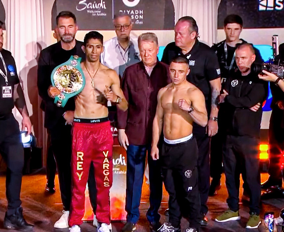 REY VARGAS Y NICK BALL SUPERAN SUPERARON A LA BÁSCULA EN RIYADH