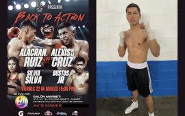 ALBERTO RUIZ ENCABEZA CARTEL DE CHIQUITA BOXING EN CIUDAD NEZA