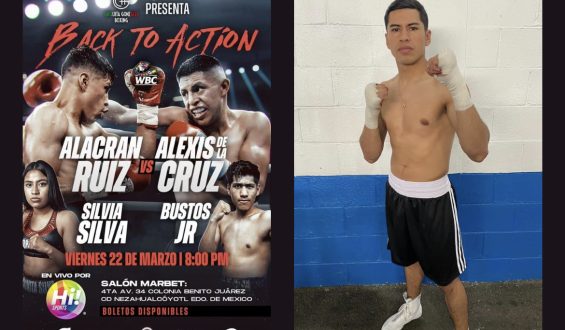 ALBERTO RUIZ ENCABEZA CARTEL DE CHIQUITA BOXING EN CIUDAD NEZA