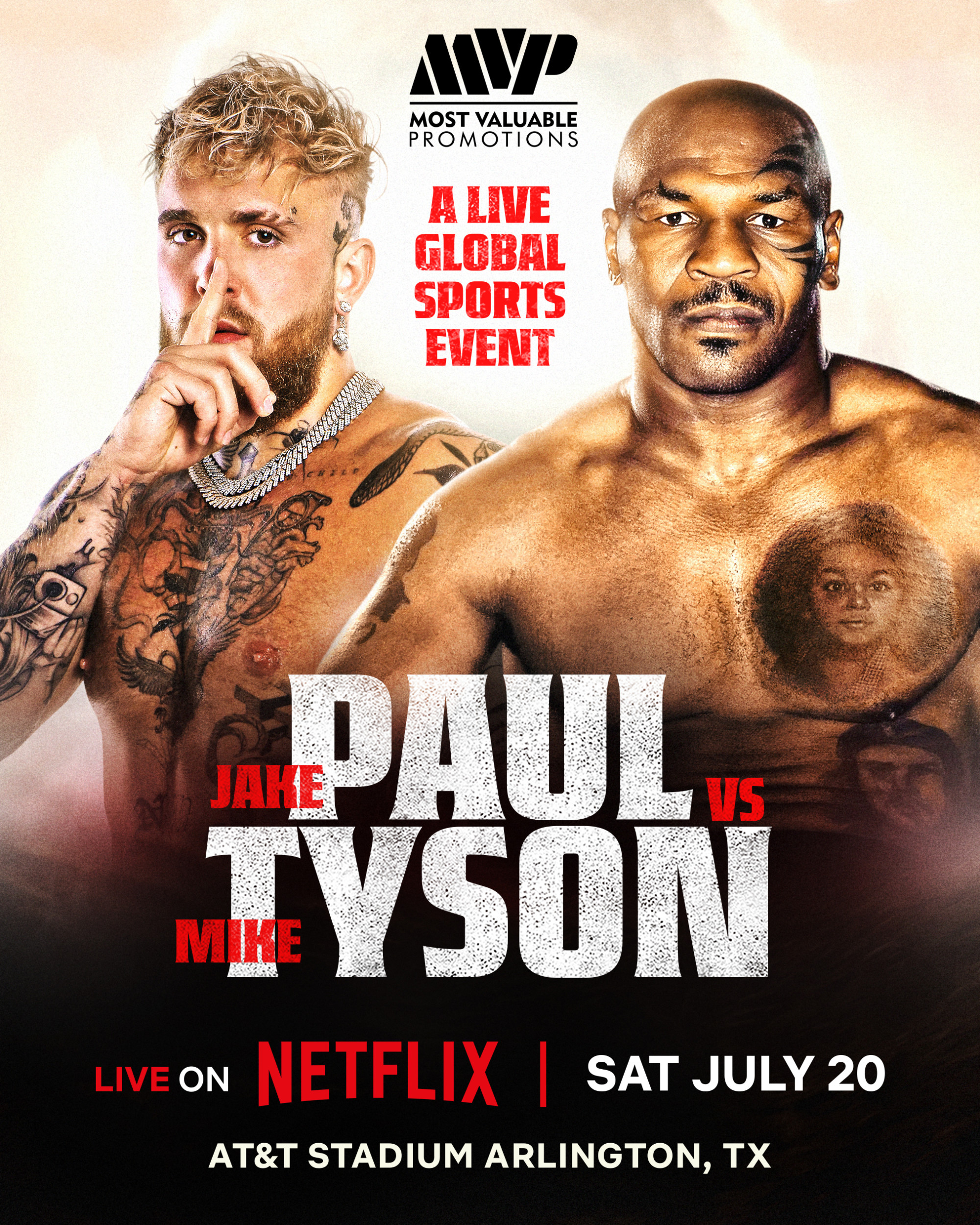 NETFLIX SE PONE LOS GUANTES, TRANSMITIRÁ MIKE TYSON VS. JAKE PAUL