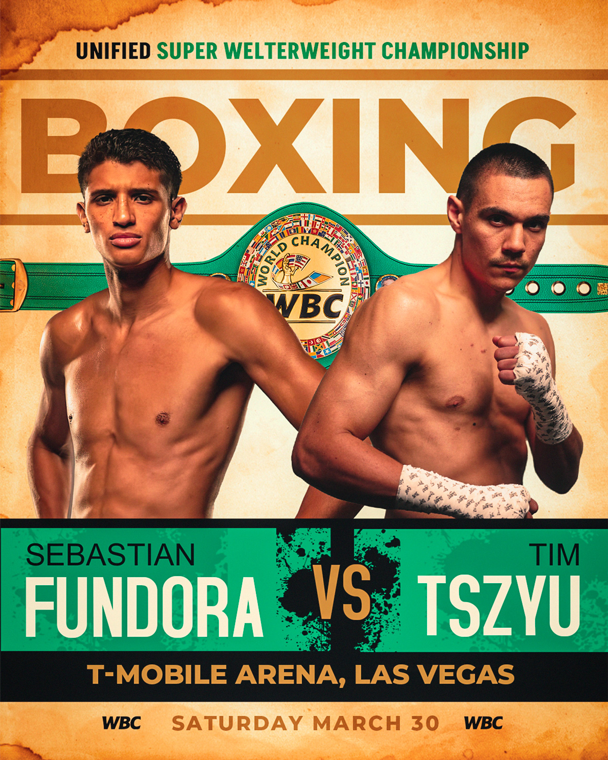 SEBASTIÁN FUNDORA VS. TIM TSZYU CAMPEONATO SUPERWELTER WBC