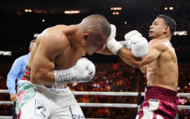 “PITBULL” CRUZ NOQUEÓ EN OCHO EPISODIOS A “ROLLY” ROMERO, YBES CAMPEÓN DEL MUNDO
