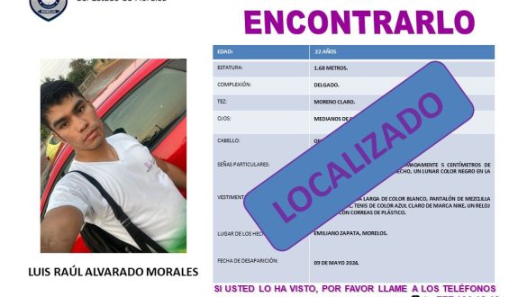 SANO Y SALVO APARECE EL PÚGIL MORELENSE LUIS “IRON BOY” ALVARADO