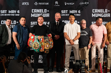 LISTOS PARA UNA GUERRA, CANELO Y MUNGUÍA ARRIBARON A LAS VEGAS