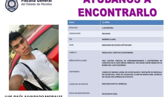 AYÚDANOS A ENCONTRARLO