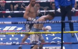 VASYL LOMACHENKO ESTÁ DE REGRESO, NOQUEÓ EN SU CASA A GEORGE KAMBOSOS