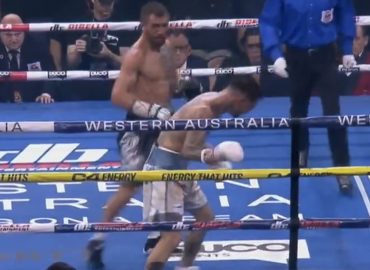 VASYL LOMACHENKO ESTÁ DE REGRESO, NOQUEÓ EN SU CASA A GEORGE KAMBOSOS