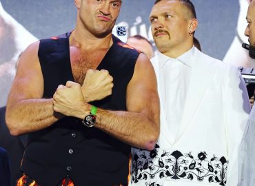 NO AL CARA A CARA, TYSON FURY EVITÓ LA MIRADA DE OLEKSANDR USYK