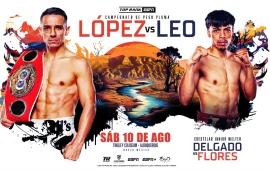 “VENADO” LÓPEZ EXPONDRÁ CETRO IBF ANTE ÁNGELO LEO, 10 DE AGOSTO EN ALBUQUERQUE