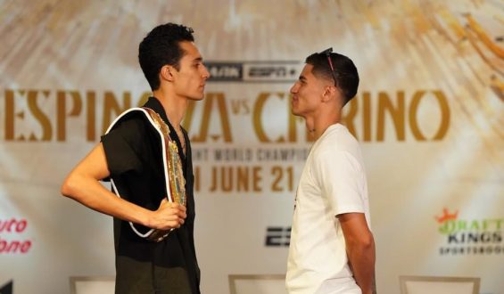RAFAEL “DIVINO” ESPINOZA Y SERGIO CHIRINO SE VIERON CARA A CARA