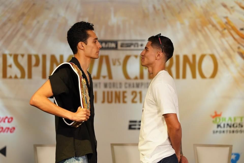 RAFAEL “DIVINO” ESPINOZA Y SERGIO CHIRINO SE VIERON CARA A CARA