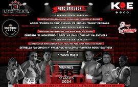 VUELVE LA EMOCIÓN DE BOXEO A SALA DE ARMAS