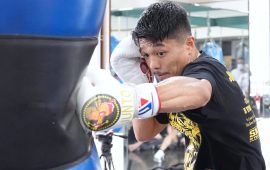 JUNTO NAKATANI ALISTA ARTILLERÍA RUMBO A SU DEFENSA ANTE VINCENT ASTROLABIO
