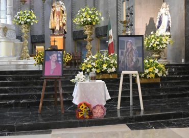 MISA EN MEMORIA A MARTHA SALDIVAR, EN LA IGLESIA DE SAN AGUSTIN EN POLANCO