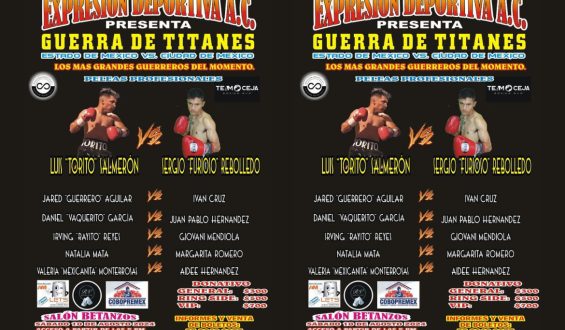LA EMOCIÓN DEL BOXEO LLEGA AL SALÓN BETANZOS DE ATIZAPÁN DE ZARAGOZA