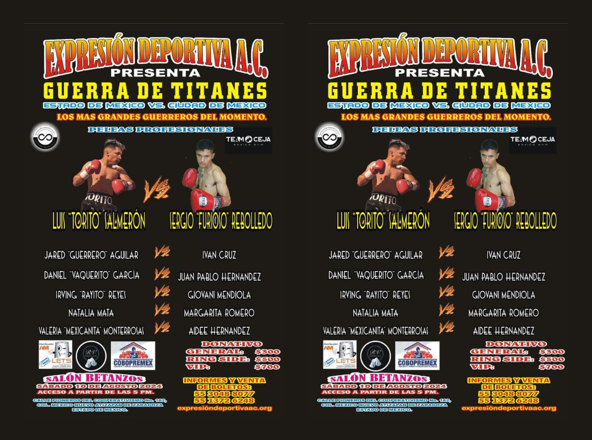 LA EMOCIÓN DEL BOXEO LLEGA AL SALÓN BETANZOS DE ATIZAPÁN DE ZARAGOZA