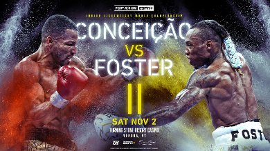 ROBSON CONCEICAO VS. O’SHAQUIE FODTER II, 2 DE NOVIEMBRE EN EL TURNING STONE RESORT CASINO