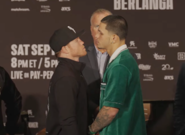 SAÚL “CANELO” ÁLVAREZ Y EDGAR BERLANGA FRENTE A FRENTE EN LAS VEGAS