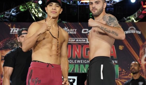 JAIME MUNGUÍA Y ERIK BAZINYAN, LISTOS PARA LA BATALLA EN GLENDALE