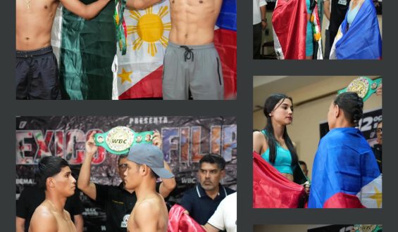 MEXICANOS Y FILIPINOS, LISTOS PARA LA BATALLA EN LA ARENA SONORA