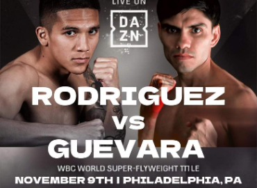 JESSE “BAM” RODRÍGUEZ VS. PEDRO GUEVARA, 9 DE NOVIEMBRE EN FILADELFIA