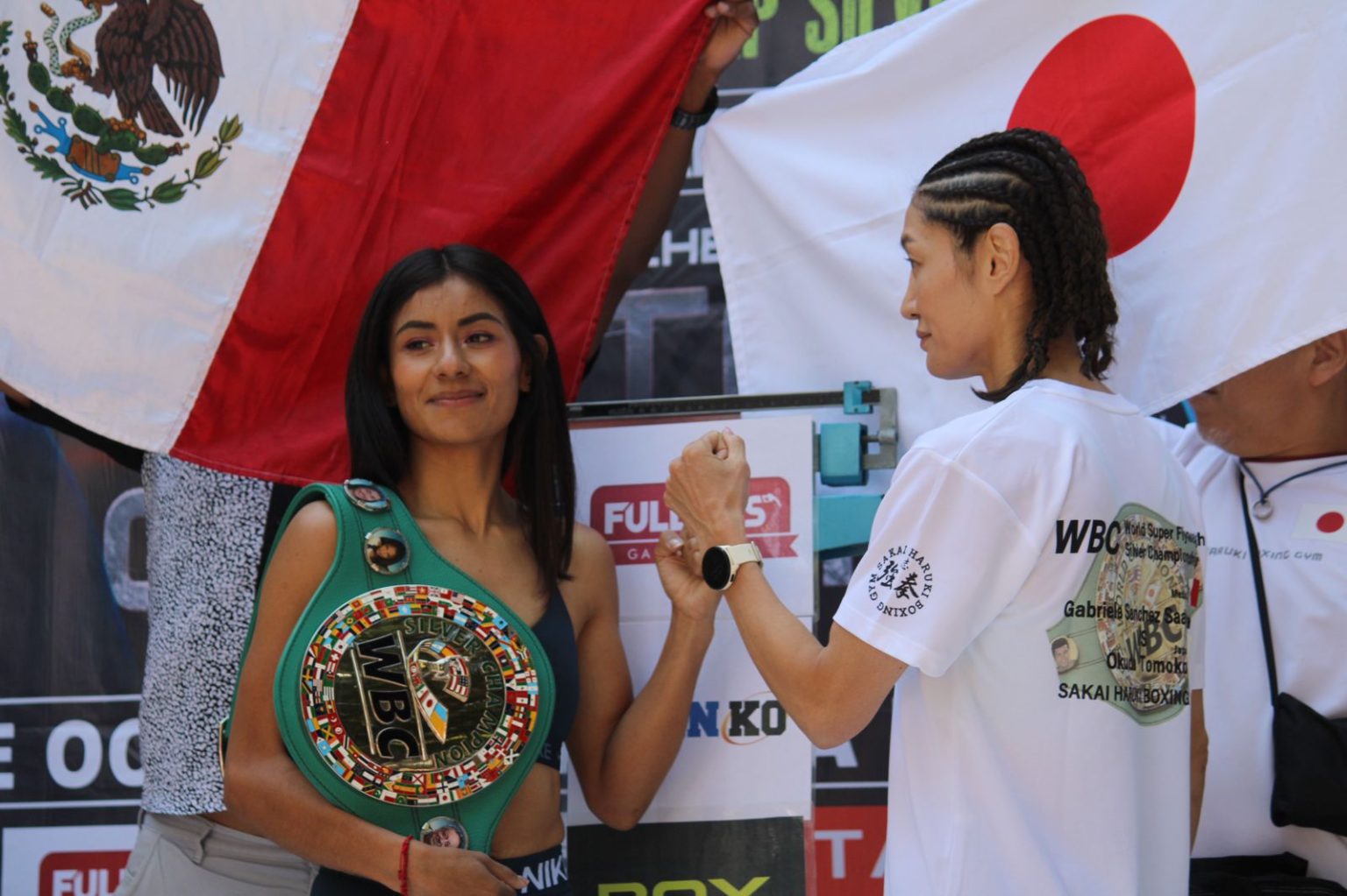 GABRIELA “BONITA” SÁNCHEZ Y OKUDA TOMOKO SUPERAN PESAJE