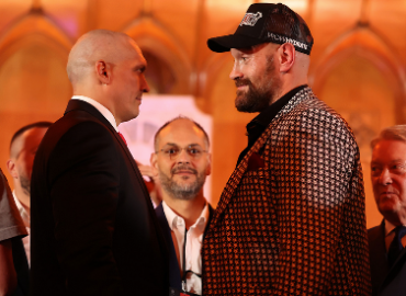 FURY Y USYK, FRENTE A FRENTE PREVIO A SU ESPERADA REVANCHA