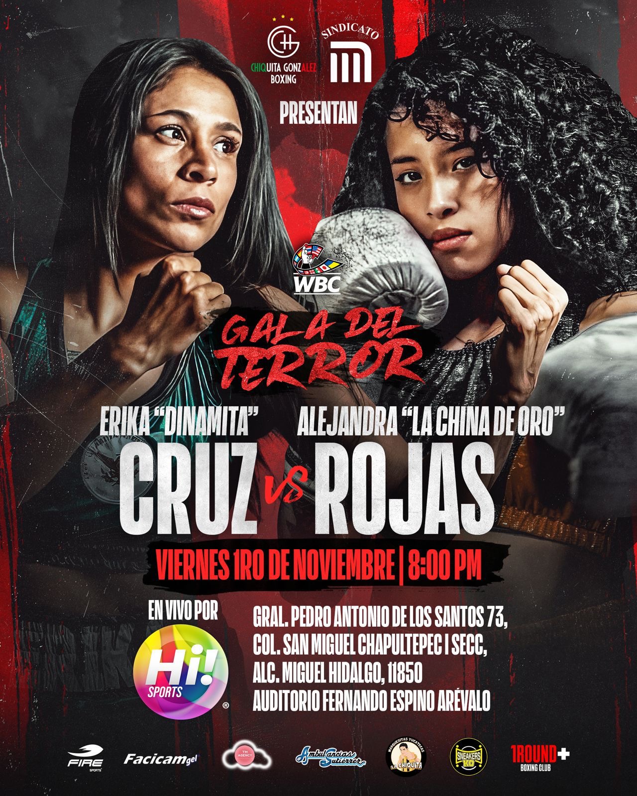 EX CAMPEONA MUNDIAL ERIKA CRUZ ENCABEZA “GALA DEL TERROR”