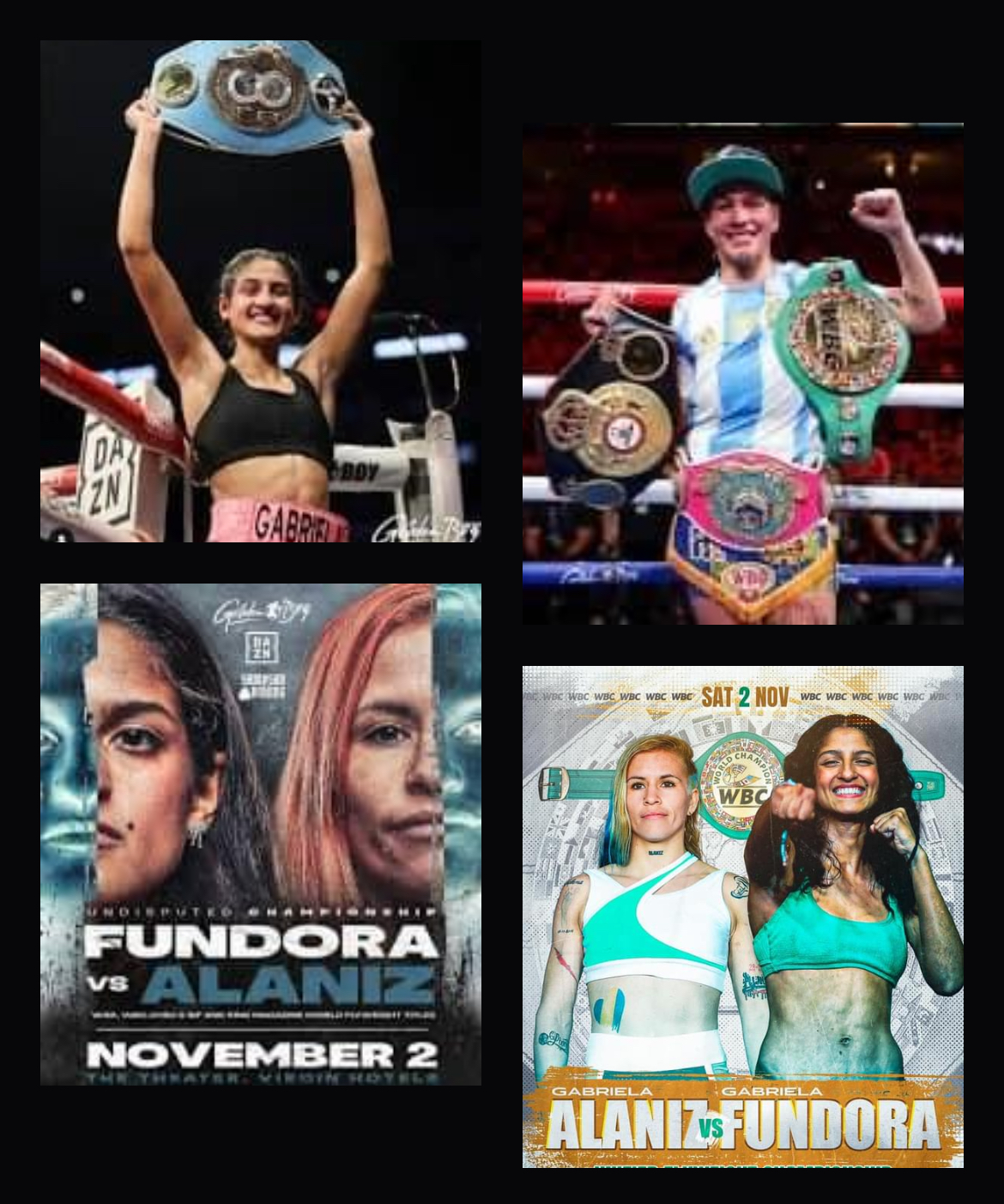 GABRIELA FUNDORA VS. GABRIELA CELESTE ALANÍS, POR LA SUPREMACÍA EN PESO MOSCA