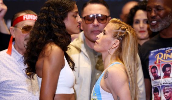 GABRIELA FUNDORA Y GABRIELA CELESTE ALANÍS, EN PESO Y LISTAS PARA UNA GUERRA