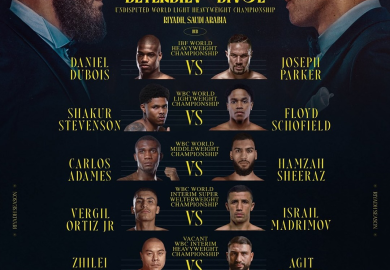 BETERBIEV VS. BIVOL ENCABEZA UNA CARTELERA REPLETA DE EMOCIONANTES PLEITOS