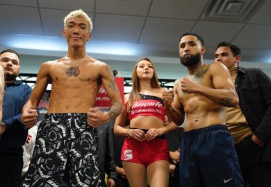 LUIS “PANTERA” NERY Y KYNOSKE KAMEDA, LISTOS PARA UNA GUERRA SOBRE EL RING