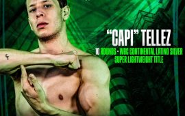 RICARDO «CAPI» TELLEZ, EN POS DEL TÍTULO CONTINENTAL LATINO SILVER DEL CMB