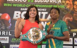 GABRIELA “LA BONITA” SÁNCHEZ Y SIMANGELE HADEBE AUGURAN CANDENTE COMBATE EN PUEBLA