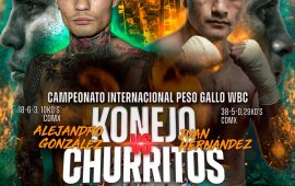 “KONEJO” GONZÁLEZ VS. “CHURRITOS” HERNÁNDEZ,, COMBATE ESTELAR EN LA GAM
