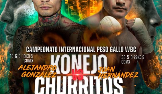 “KONEJO” GONZÁLEZ VS. “CHURRITOS” HERNÁNDEZ,, COMBATE ESTELAR EN LA GAM