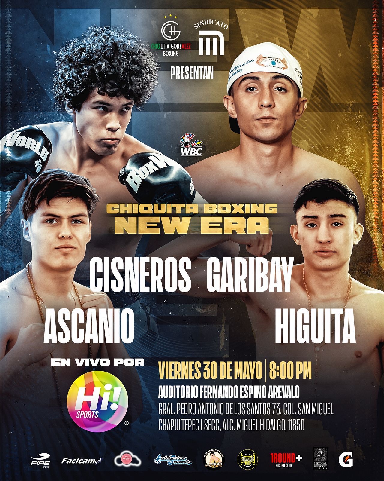 GRANDES PELEAS EN LA FUNCIÓN “CHIQUITA BOXING NEW ERA”