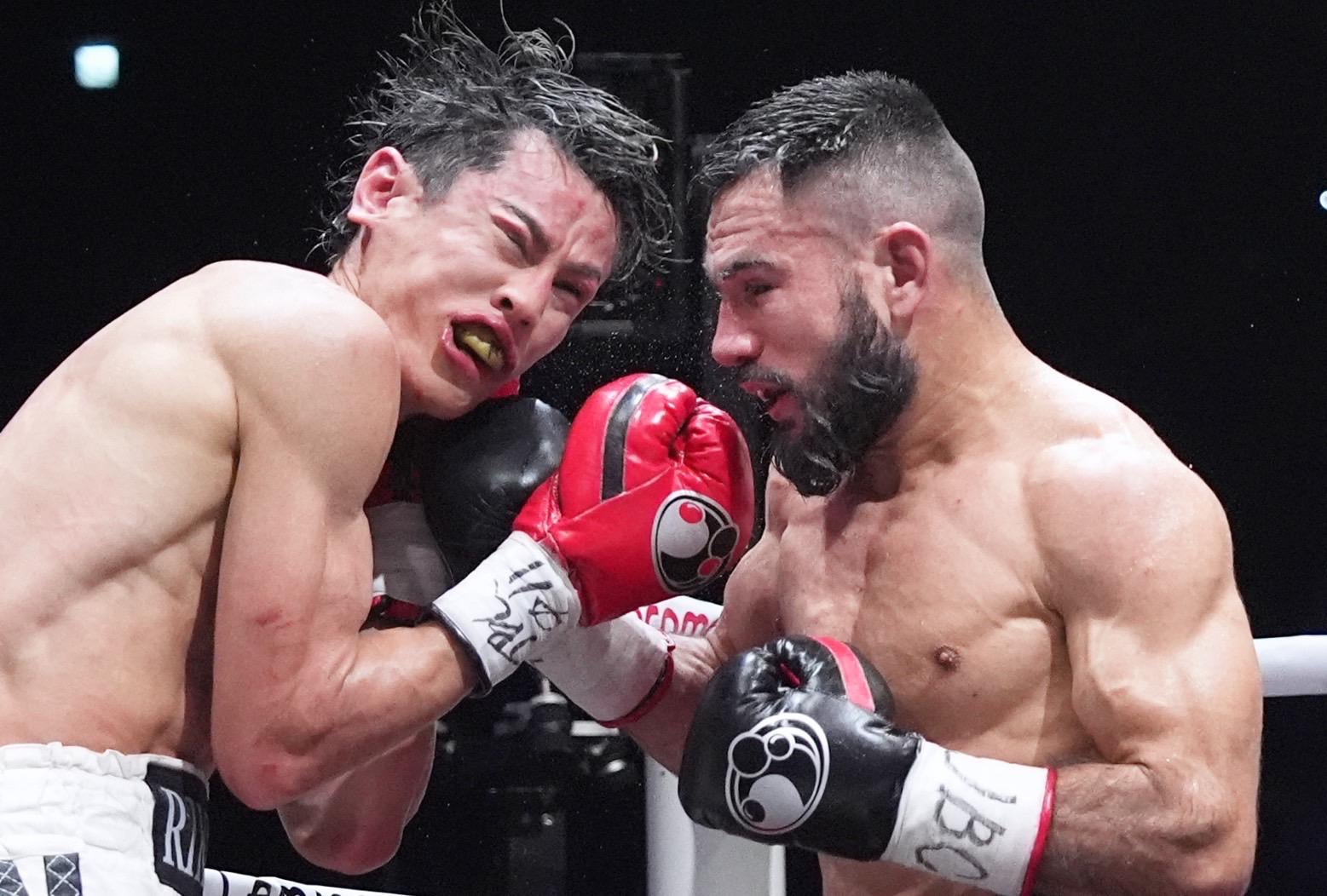 “SUGAR” NÚÑEZ SE CORONÓ EN JAPÓN, DERROTÓ EN CRUENTA BATALLA A RIKIISHI