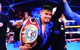 EMANUEL NAVARRETE VENCIÓ A CHARLY SUÁREZ, EN PECHANGA ARENA