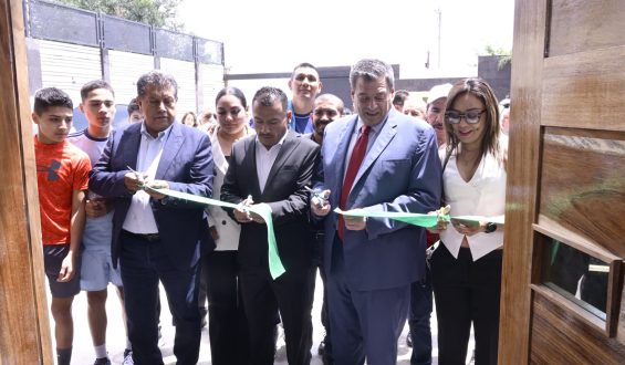 INAUGURAN GIMNASIO JOSÉ SULAIMÁN CHAGNON EN CHALCO