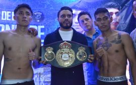 “PELÓN” RAMÍREZ Y “PINTOR” ALBINO DISPUTAN CAMPEONATO PLUMA FEDELATIN WBA