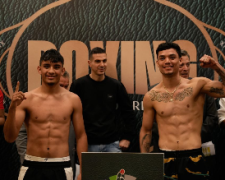 ‘DONAS’ MONTES EN PESO PARA GUERRA DE MEXICANOS EN EL BOXING GRAND PRIX