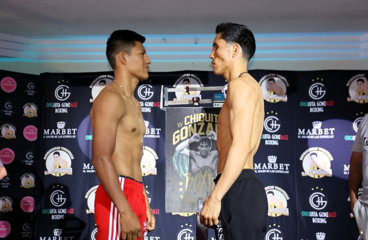 “TACHI” ROJAS Y JOSÉ ÁNGEL GARCÍA, EN PESO Y LISTOS PARA ENCABEZAR “ESTRELLAS DEL RING”
