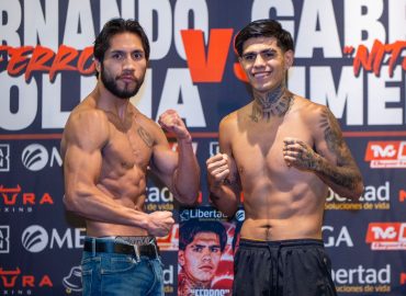 EN PIE DE GUERRA, “FERROS” MOLINA Y “NITCHS” JIMÉNEZ SUPERAN EL PESAJE Y SE DECLARAN LISTOS PARA LA BATALLA